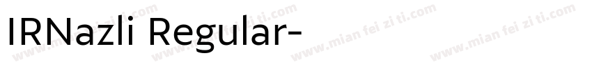 IRNazli Regular字体转换